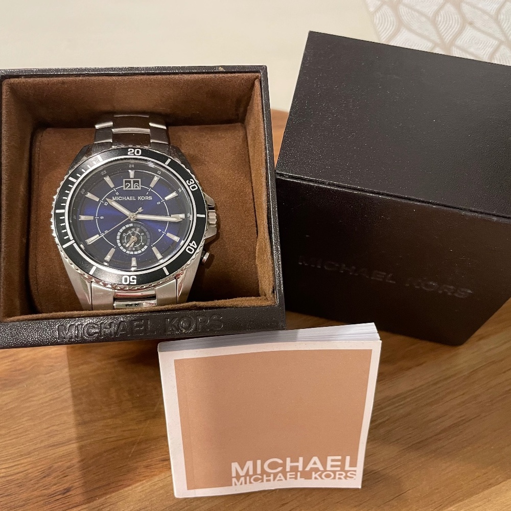 Men’s Michael Kors, Jetmaster, Stainless Steel Quartz Watch MK8400